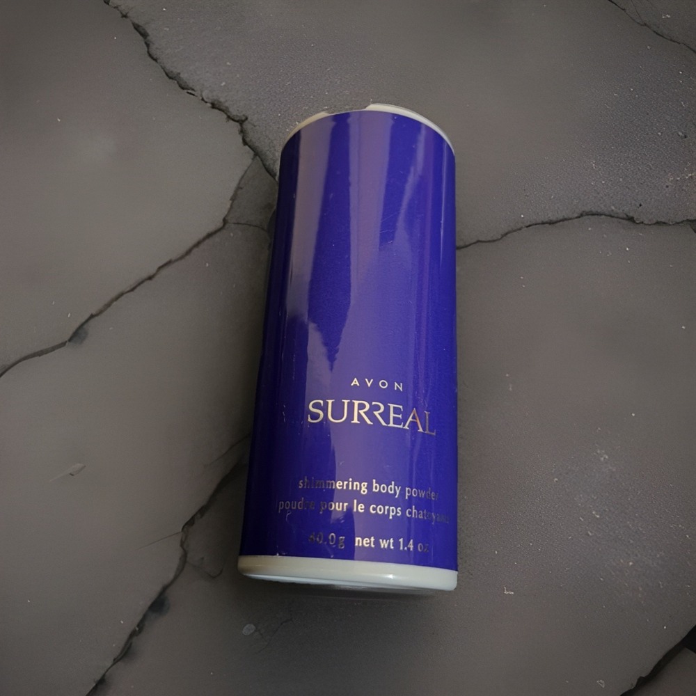 New Old Stock AVON Surreal Shimmering Body Powder  1.4 Oz